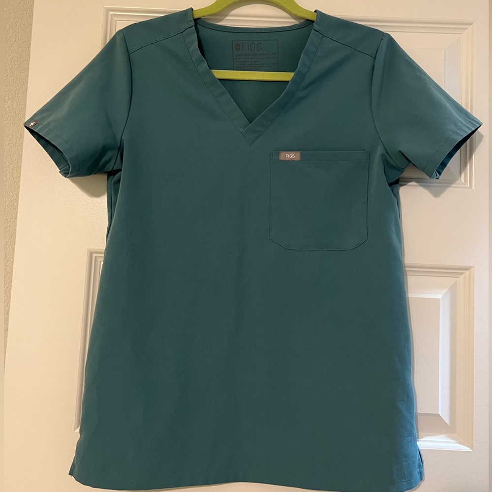 FIGS Catarina scrub top hydrogreen size XS